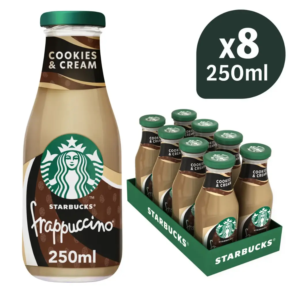 STARBUCKS COOKIES & CREAM 8PK/250ML (UK)