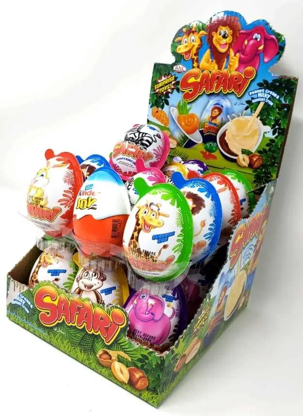 SAFARI CHOCOLATE EGGS 24CT