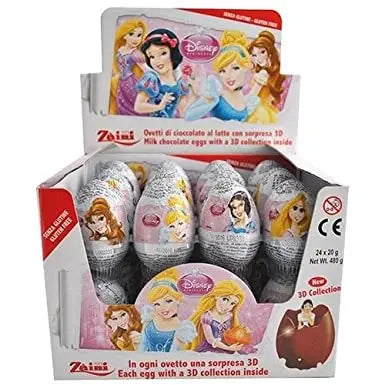 PRINCESS CHOCOLATE EGGS 24CT