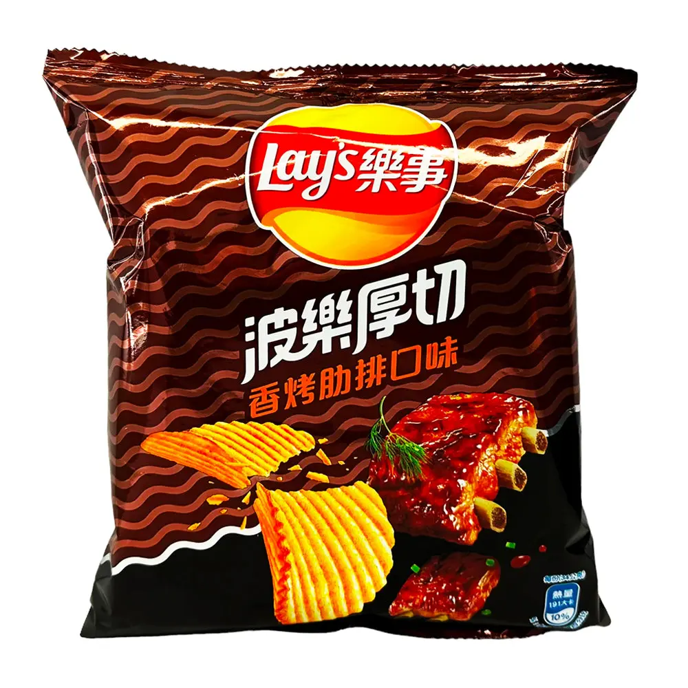 LAY'S BBQ RIB FLAVOUR 34G (CHINA) 