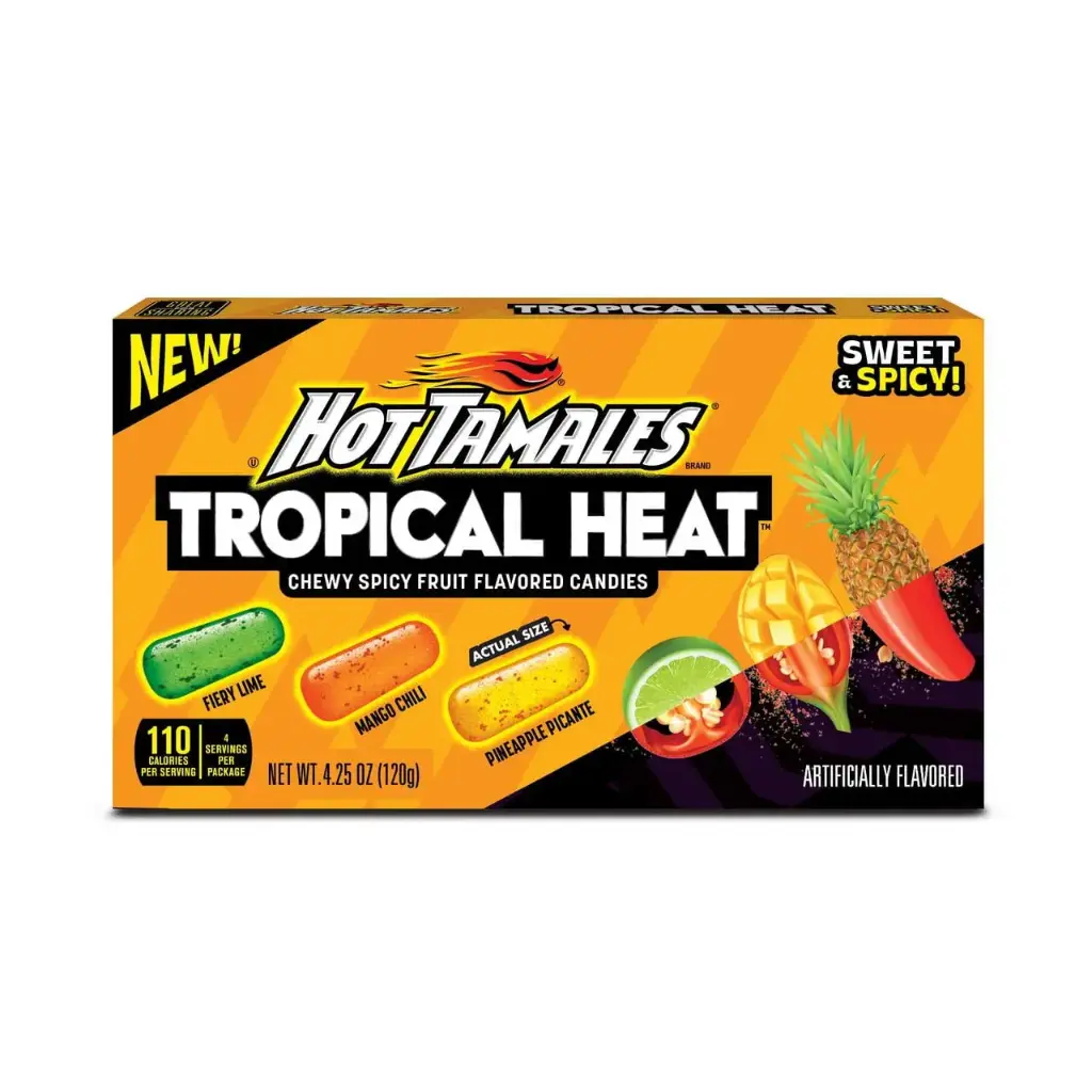 HOT TAMALES TROPICAL HEAT 4.25OZ