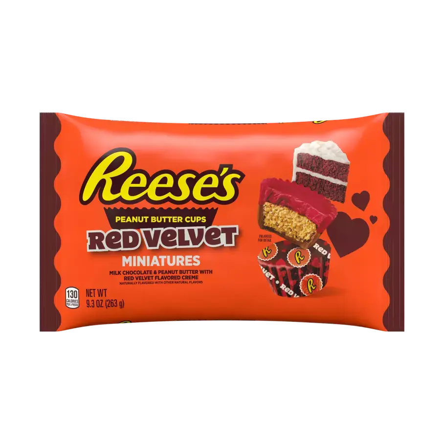 REESE'S PEANUT BUTTER RED VELVET MINIATURES 263G 