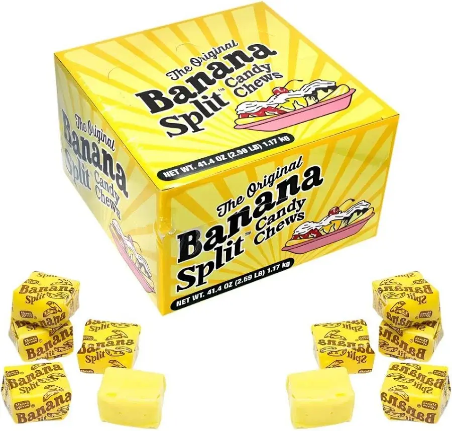 THE ORIGINAL BANANA SPLIT CANDY CHEW 1.17KG (US)