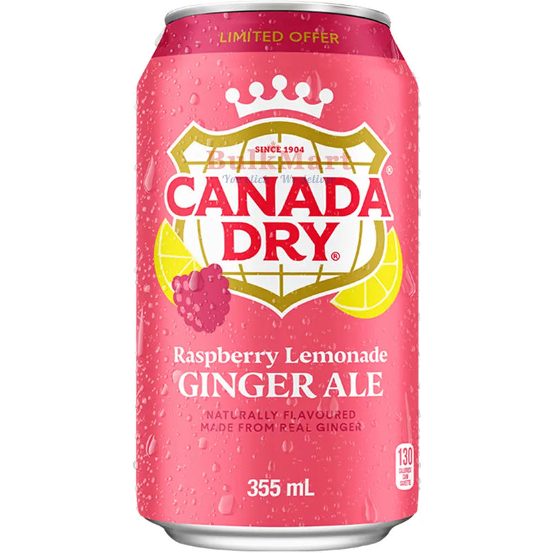 CANADA DRY STRAWBERRY LEMONADE GINGER 355ML/12CT 