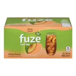 FUZE LEMON ICED TEA PEACH 355ML/12CT 