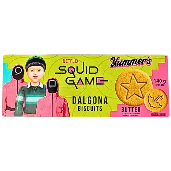 NETFLIX SQUID GAME DALGONA BISCUITS BUTTER 140G 