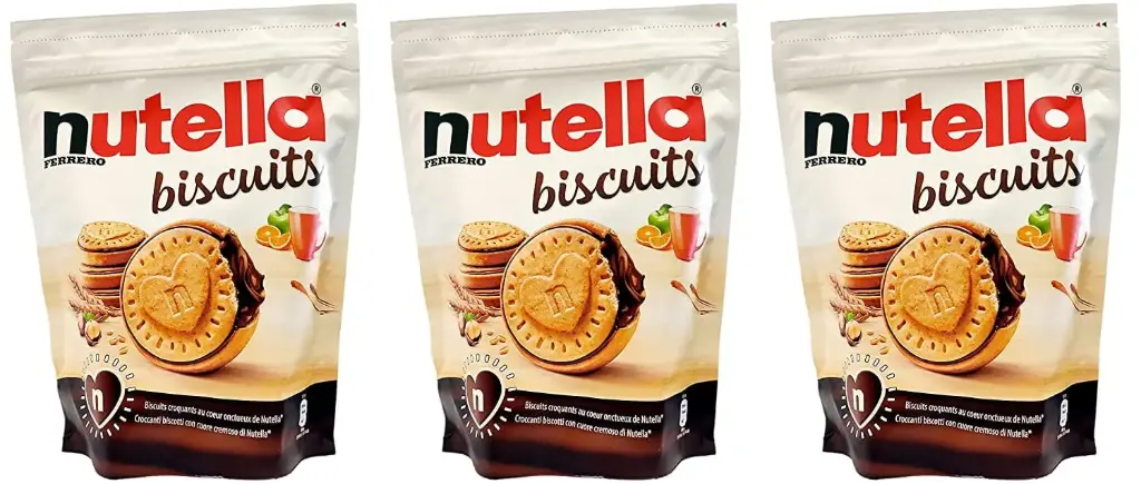NUTELLA HAZELNUT BISCUITS 304G