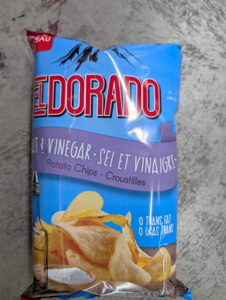 ELDORADO CHIPS  SALT & VINEGAR 150G 