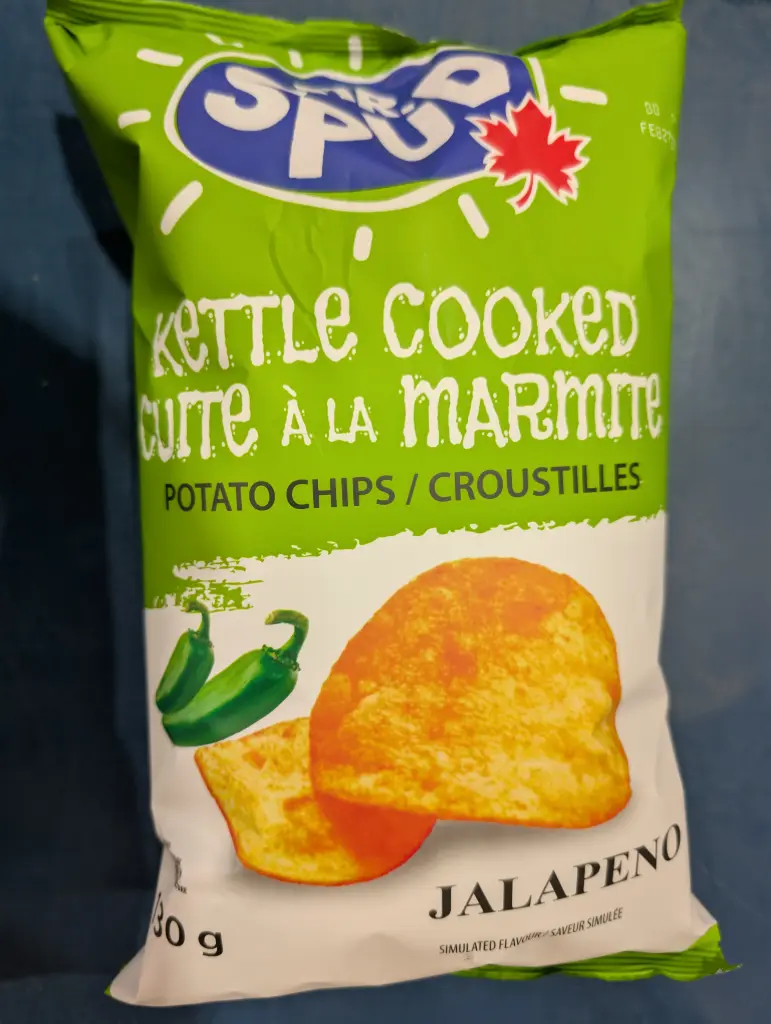 MR SPUD KETTLE CHIPS JALAPENO 130G