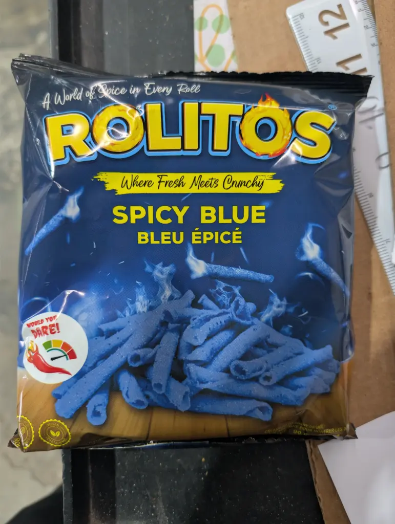 ROLITOS SPICY BLUE 90G