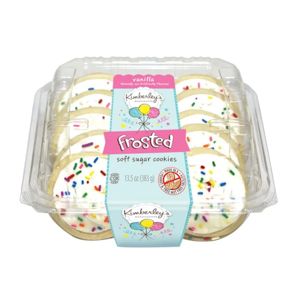 KIMBERLEY'S FROSTED WHITE VANILLA COOKIES 383G/10CT