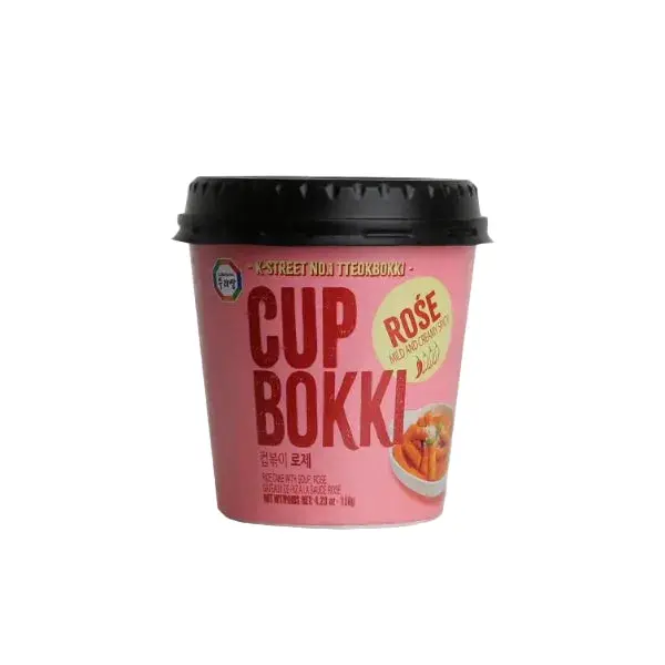 CUP BOKKI ROSE MILD AND SPICY 720G 6CT (SURASANG KOREA)