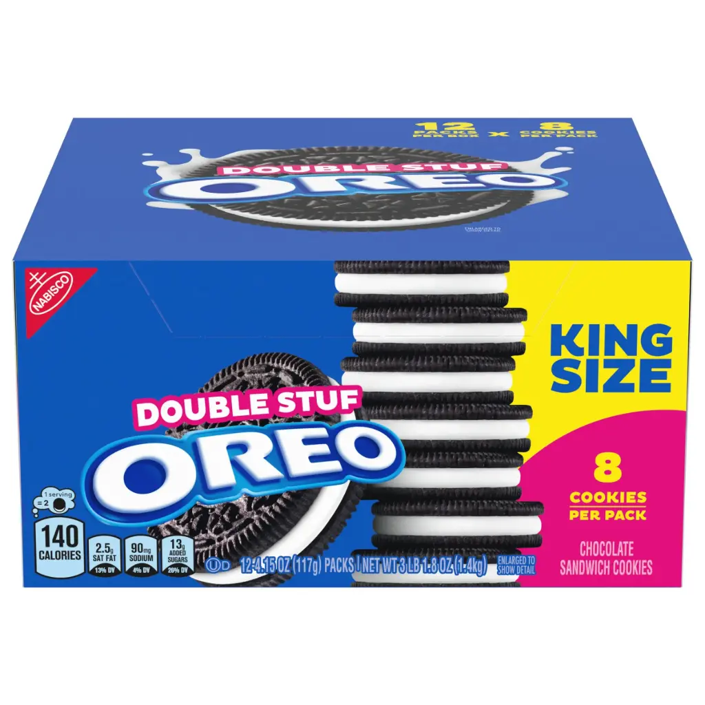 OREO DOUBLE STUFF OREO KING SIZE 117G/12CT