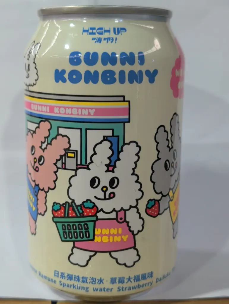 HIGH UP BUNNY KONBINY SPARKLING WATER 24CT