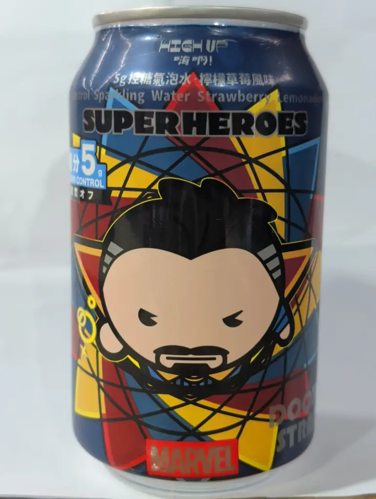 HIGH UP SUPERHEROS SPARKLING WATER 24CT