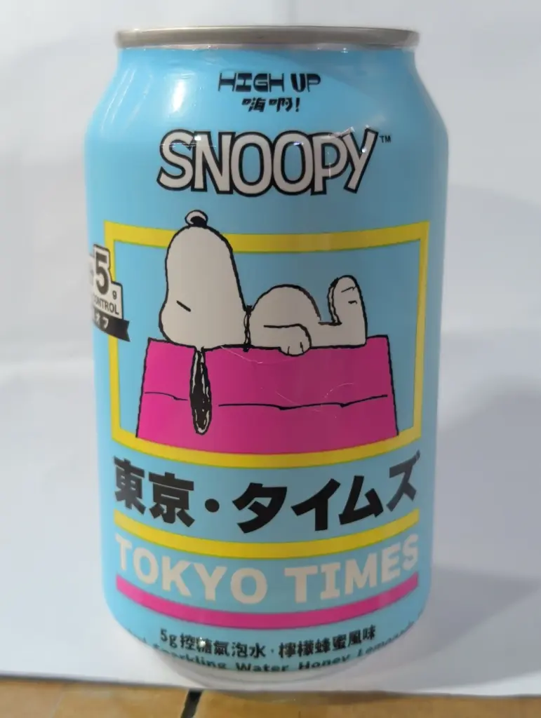 HIGH UP SNOOPY TOKYO TIMES SPARKLING WATER 24CT
