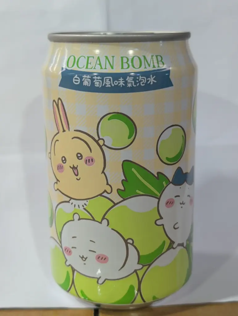 OCEAN BOMB WHITE GRAPE SPARKLING WATER 24CT