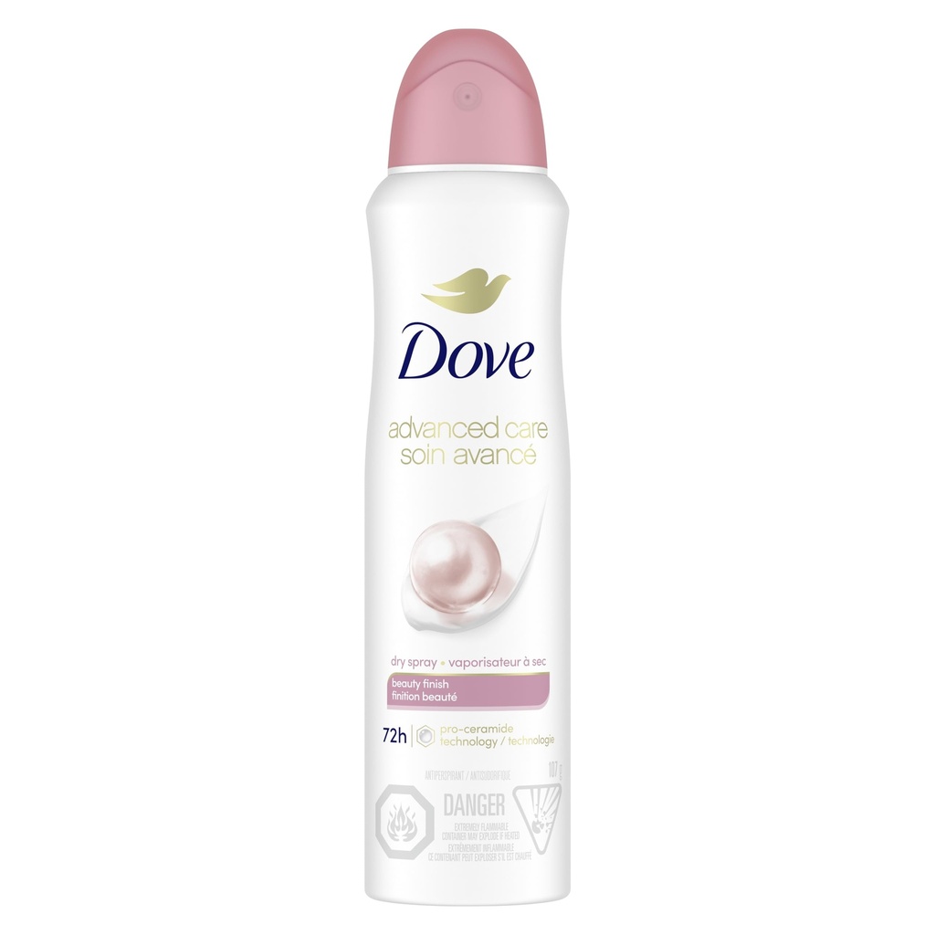 DOVE BODY SPRAY ADVANCED CARE 107G