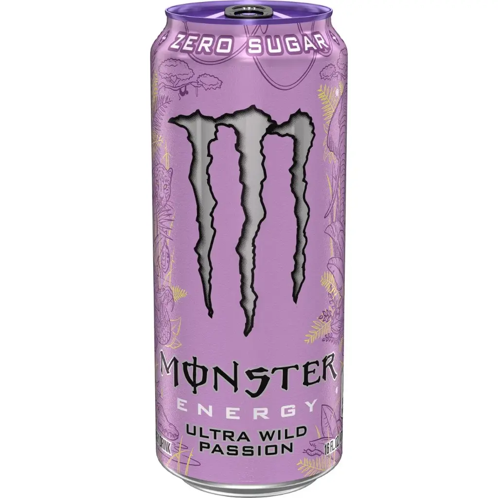 MONSTER ULTRA WILD PASSION ZERO SUGAR ENERGY 473ML/ 12CT