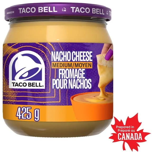 TACO BELL DIP NACHO CHEESE MEDIUM 425G 