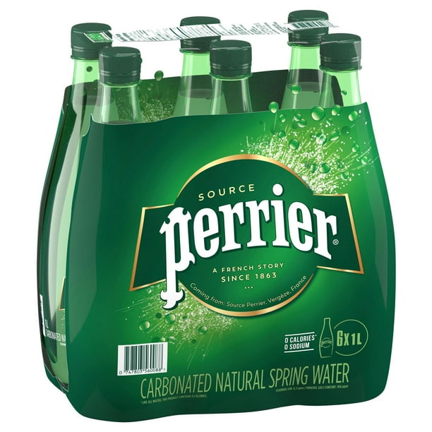 PERRIER WATER REGULAR 1L/ 6CT 