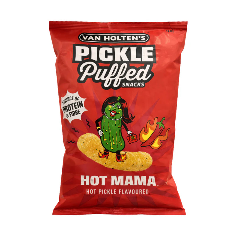 VAN HOLTEN'S HOT MAMA PICKLE PUFFED SNACK 90G ( US) 