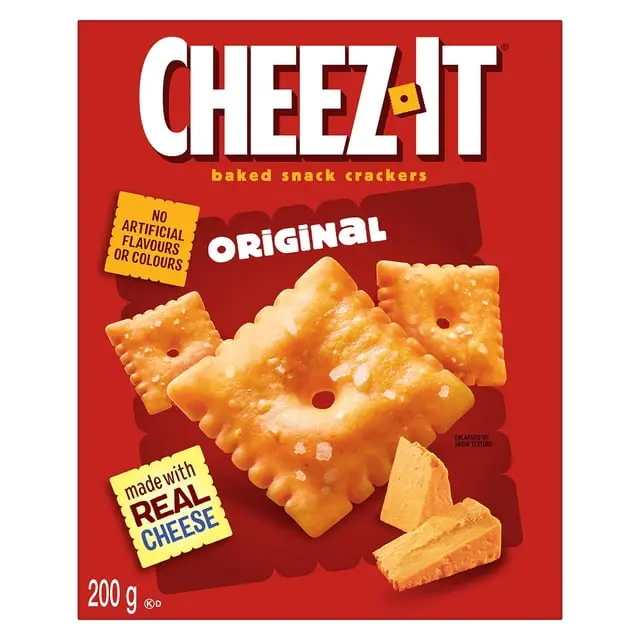 CHEEZ IT SNACK CRACKERS ORIGINAL 200G