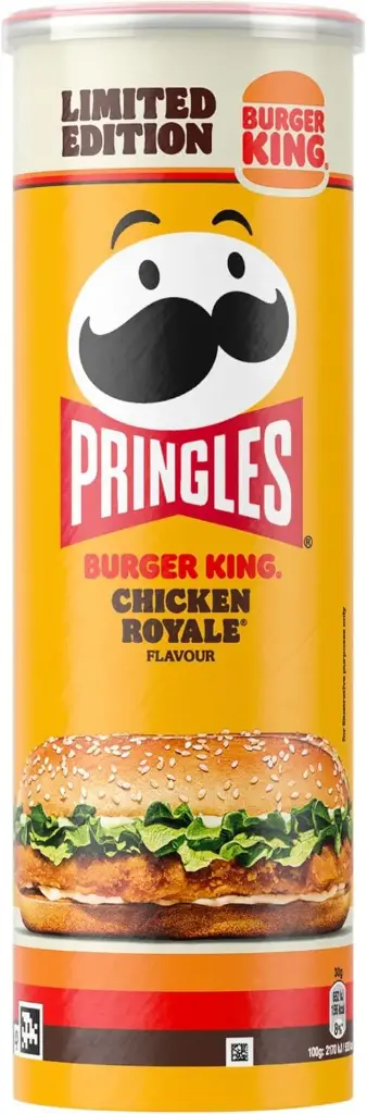 PRINGLES BURGER KING CHICKEN ROYAL 165G (UK) 