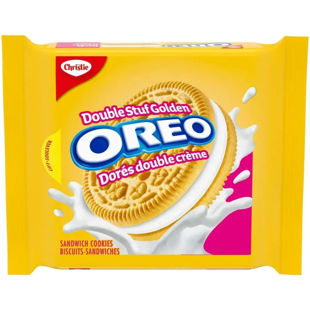 OREO DOUBLE STUF GOLDEN CREAM 261G 