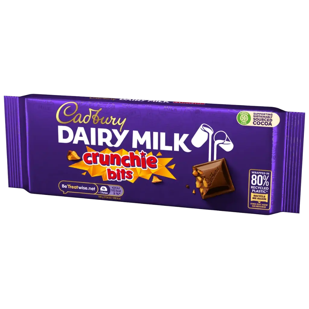 DAIRY MILK CRUNCHIE BITS 180G (UK)