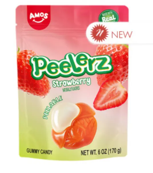 AMOS PEELERZ GUMMY STRAWBERRY 170G 