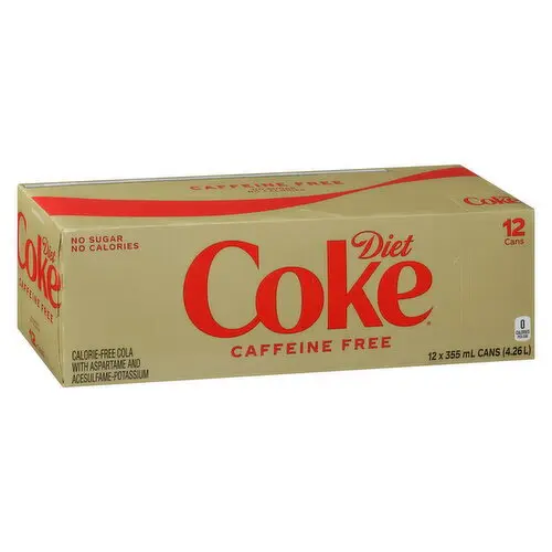 COCA-COLA CAFFEINE FREE 355ML/12CT