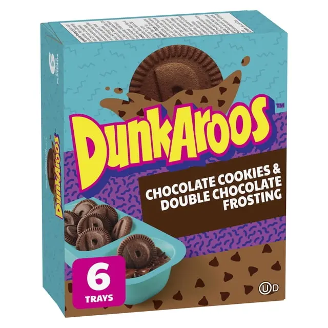 DUNKAROOS CHOCOLATE COOKIES 168G/6CT