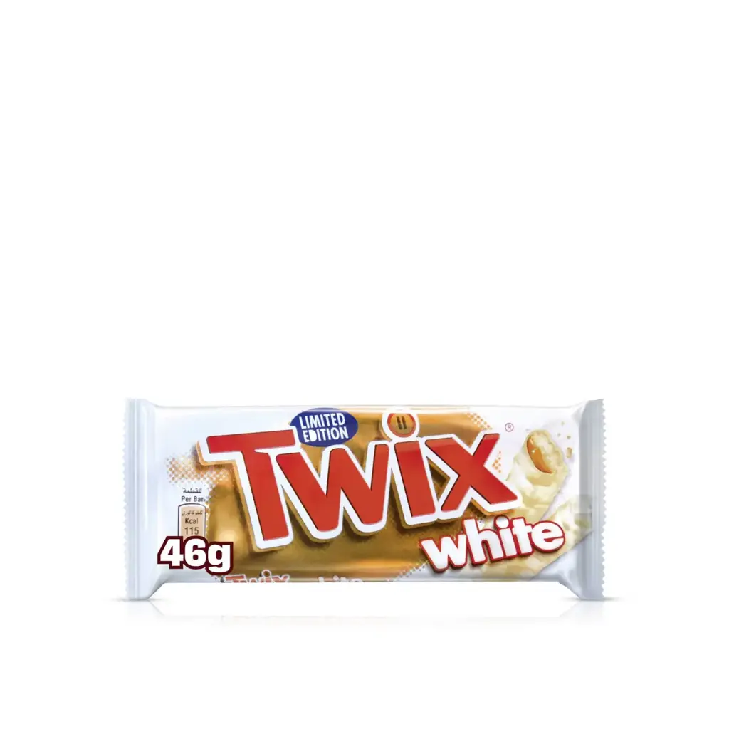 TWIX WHITE CHOCOLATE 46G/32CT (EUROPE)