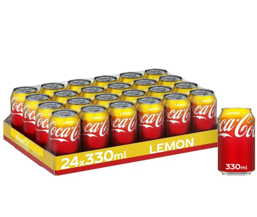COCA COLA LEMON CANS 330ML/ 24CT (UK)