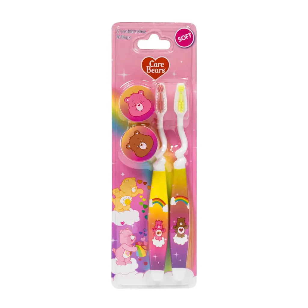 CARE BEAR KIDS TOOTH BRUSH 2/PK  