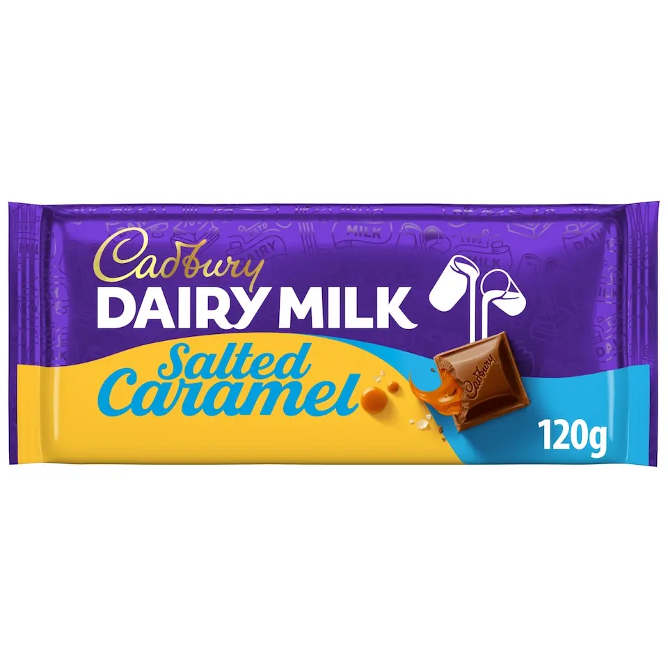 CADBURY DAIRY MILK SALTED CARAMEL 120G (UK)