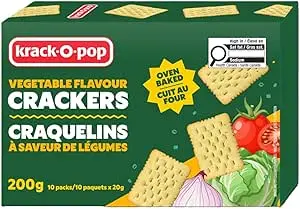 KRACK-O-POP VEGETABLE CRACKERS 200G