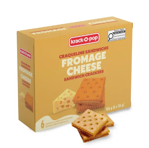 KRACK-O-POP CHEESE SANDWICH CRACKERS 156G