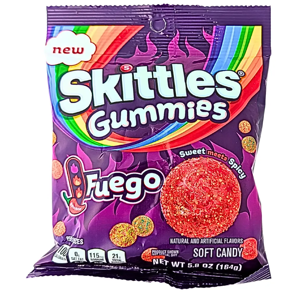 SKITTLES GELIFIES SWEET HEAT GUMMIES 164G