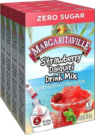 MARGARITAVILLE STRAWBERRY DAIQUIRI DRINK MIX 6CT 