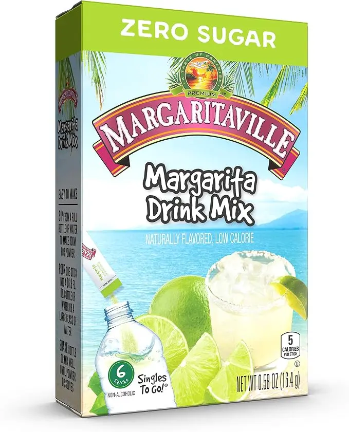 MARGARITAVILLE ZERO SUGAR MARGARITA DRINK MIX 6CT 