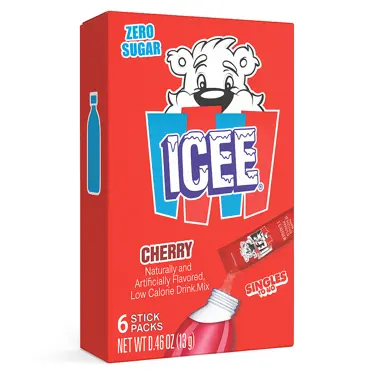 ICEE ZERO SUGAR SINGLES TO GO CHERRY 6CT 