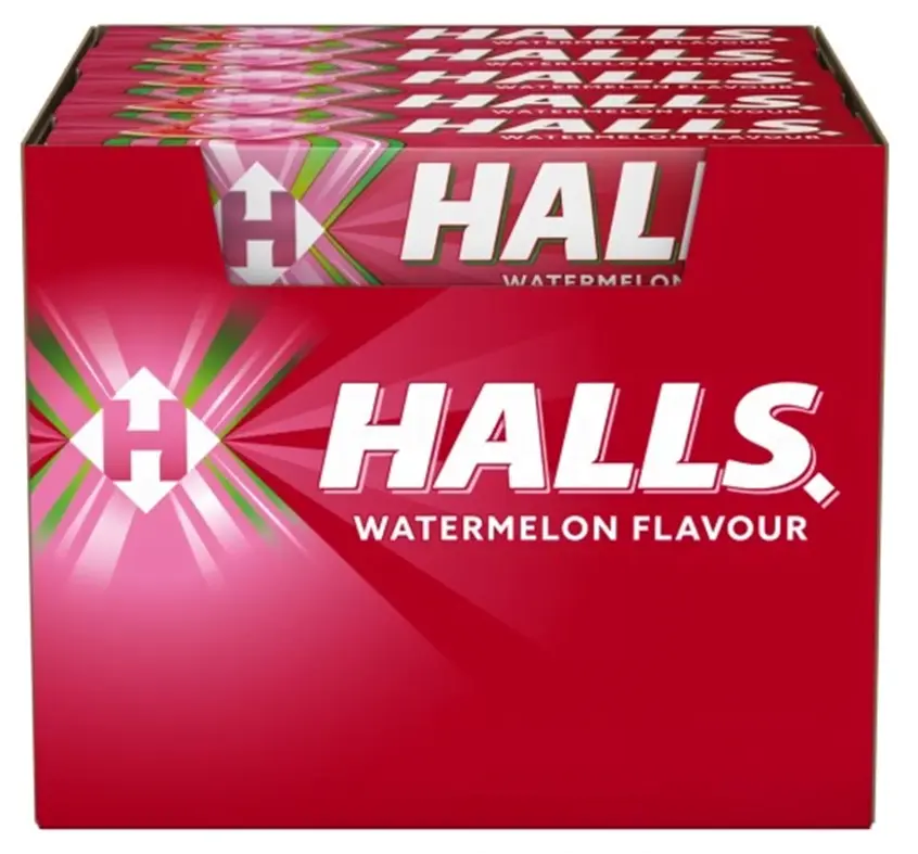 HALLS WATERMELON 20CT 