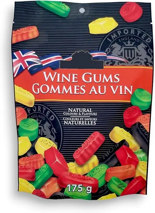 WB WINE GUMS NATURAL 175G 
