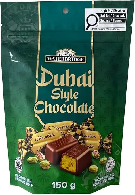 WATERBRIDGE DUBAI STYLE CHOCOLATE 150G 