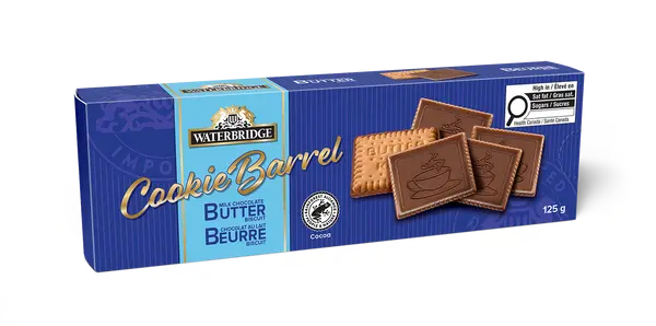 WATERBRIDGE COOKIE BARREL BUTTER BISCUIT 125G