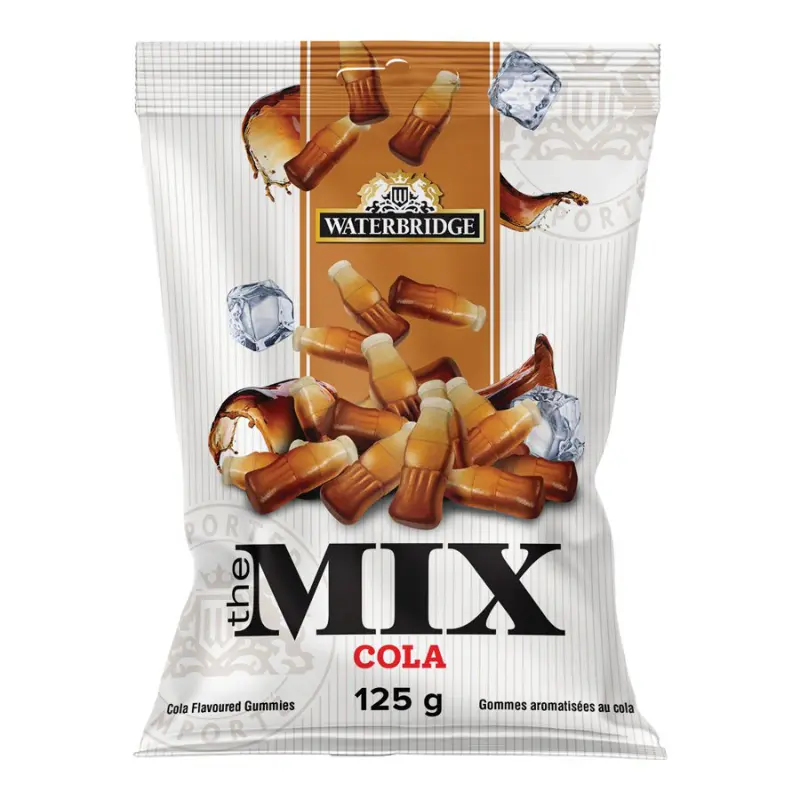 WATERBRIDGE THE MIX COLA BOTTLES 125G 
