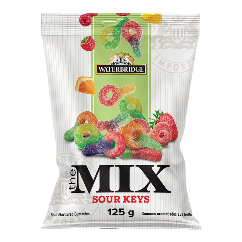 WATERBRIDGE THE MIX SOUR KEYS 125G  