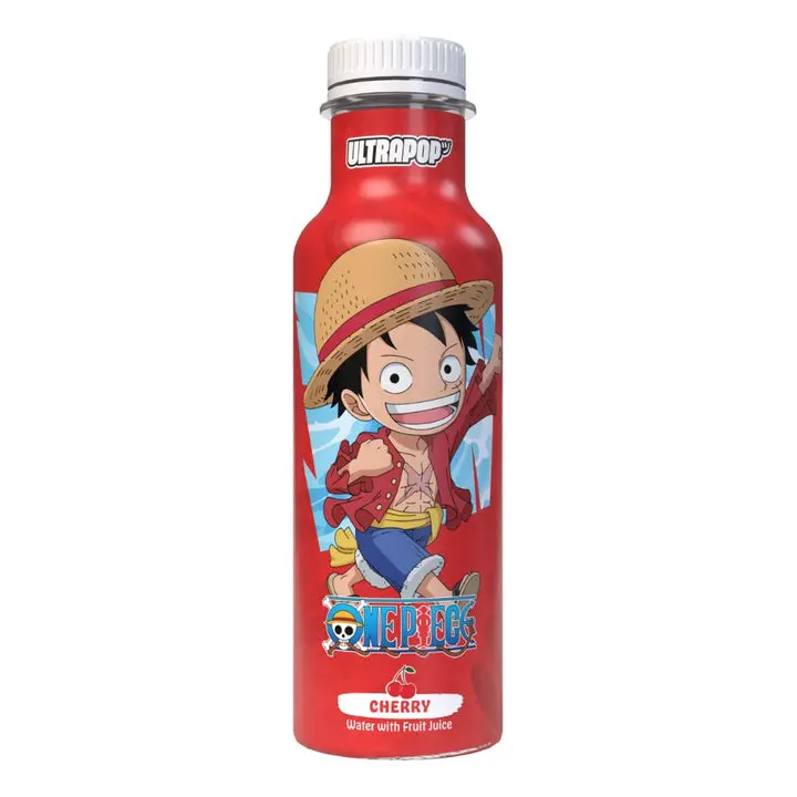 ULTRA POP SODA ONE PIECE LUFFY CHERRY 330ML 